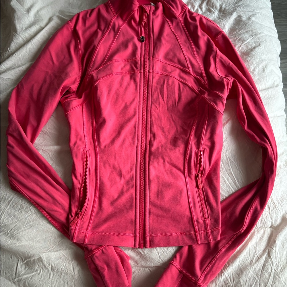 lululemon glaze pink define jacket